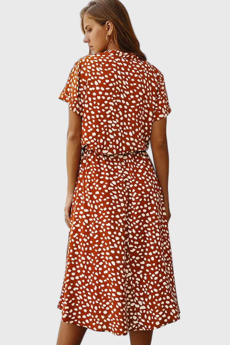 Aura Flowing Midi Dress