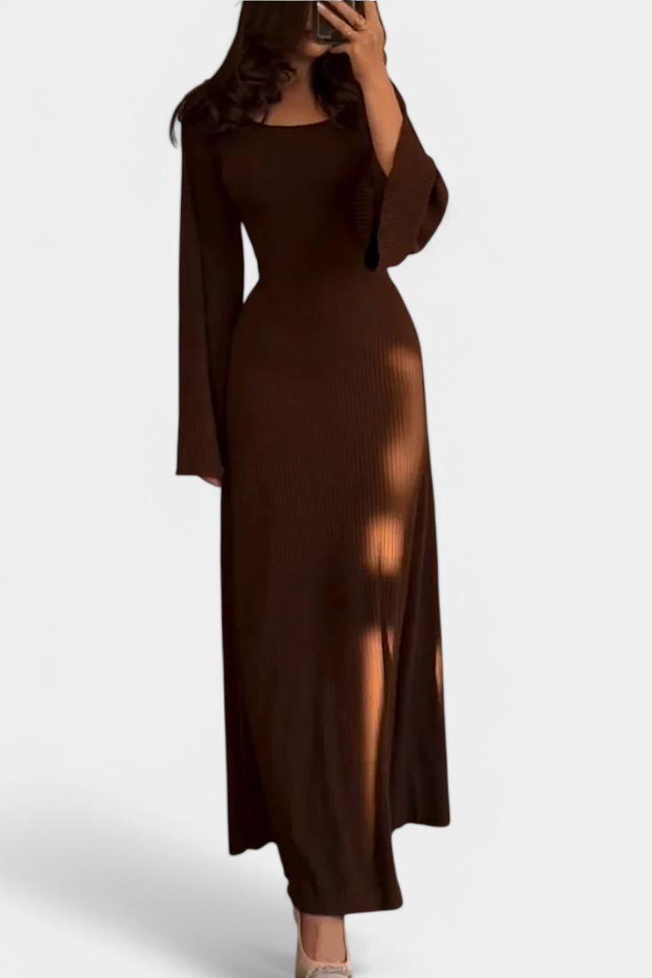 Livia Knit Dress with Waistband