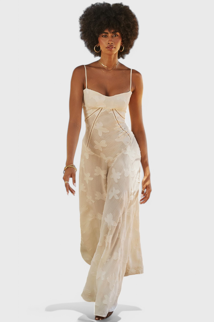 Mabel Vintage Sequin and Lace Dress
