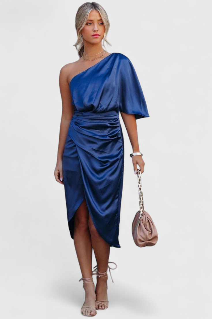 Anais Sophisticated and Multifunctional Satin Dress