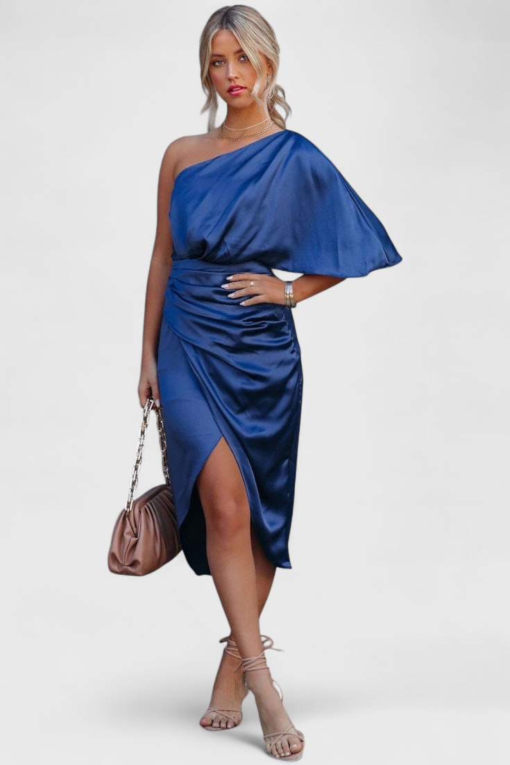 Anais Sophisticated and Multifunctional Satin Dress