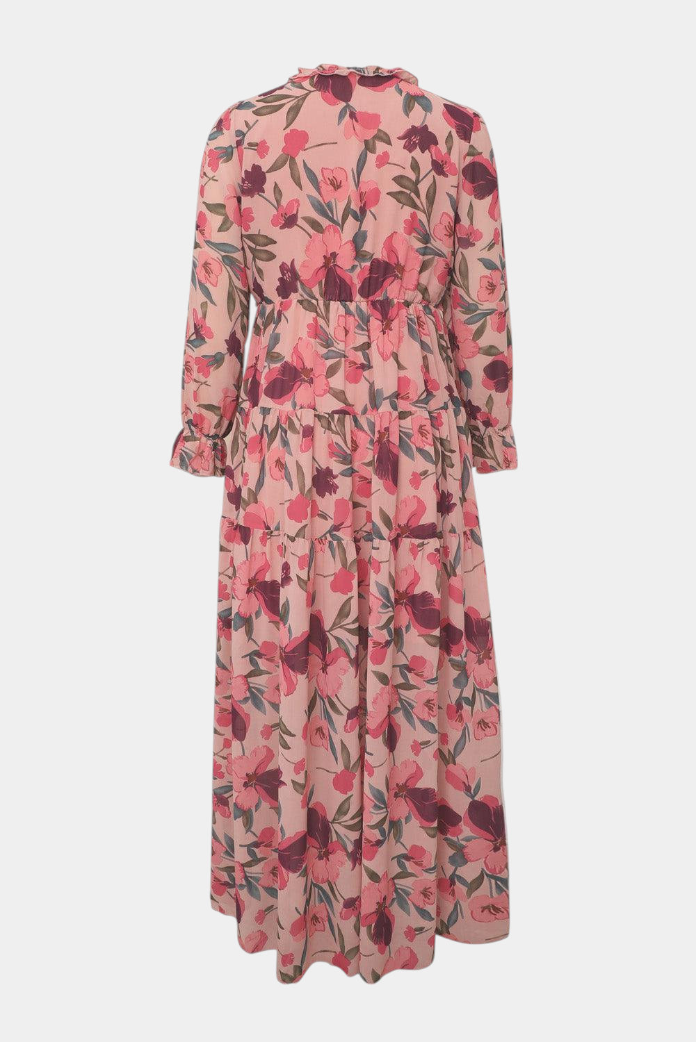 Keti Long Sleeve Floral Maxi Dress