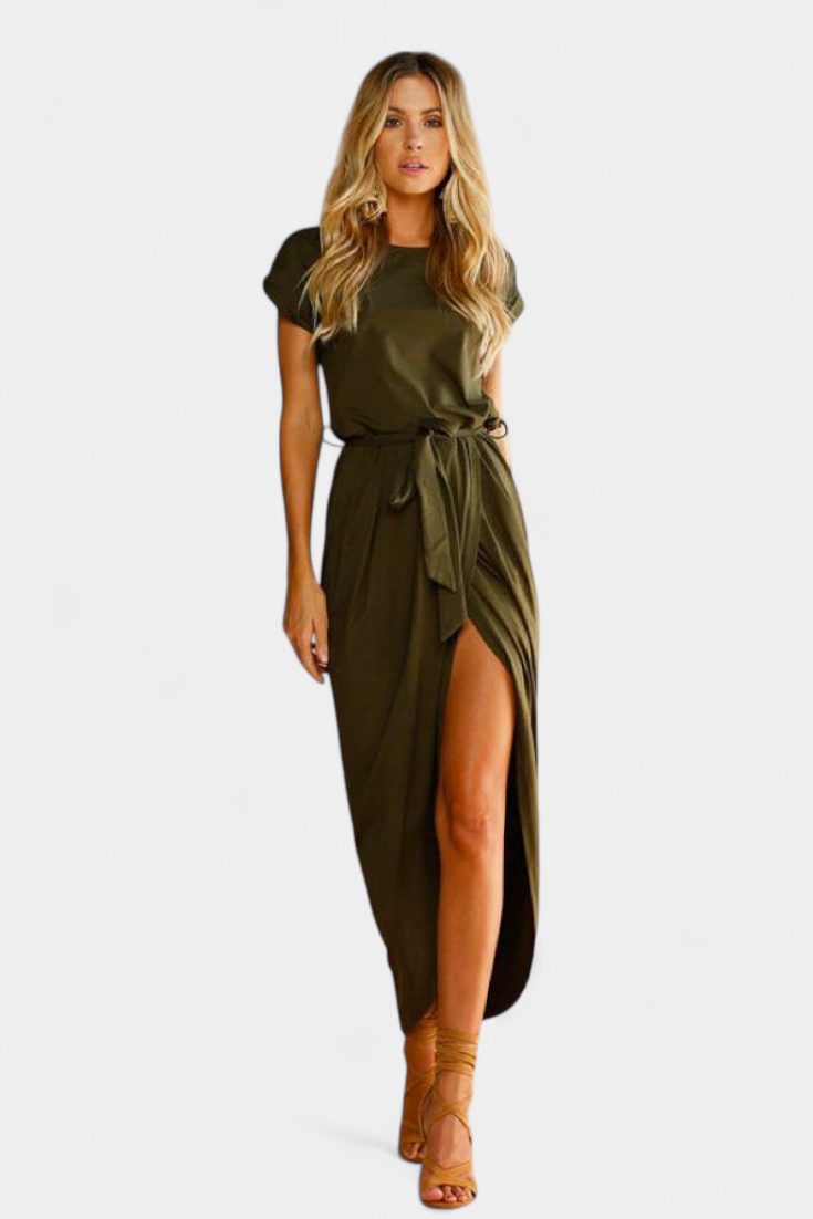 Clarissa Wrap Midi Dress