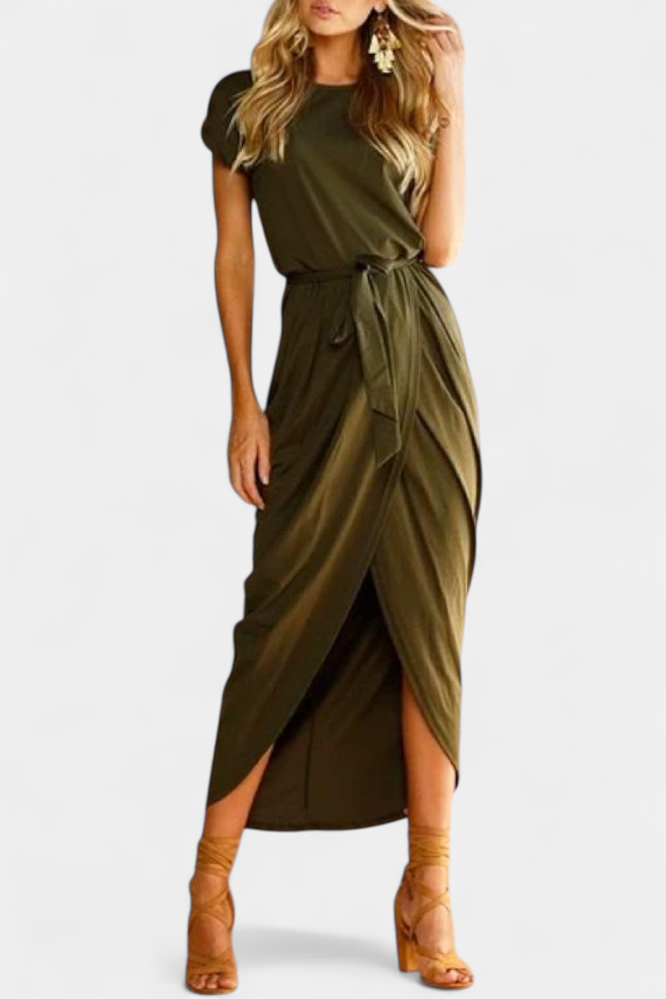 Clarissa Wrap Midi Dress