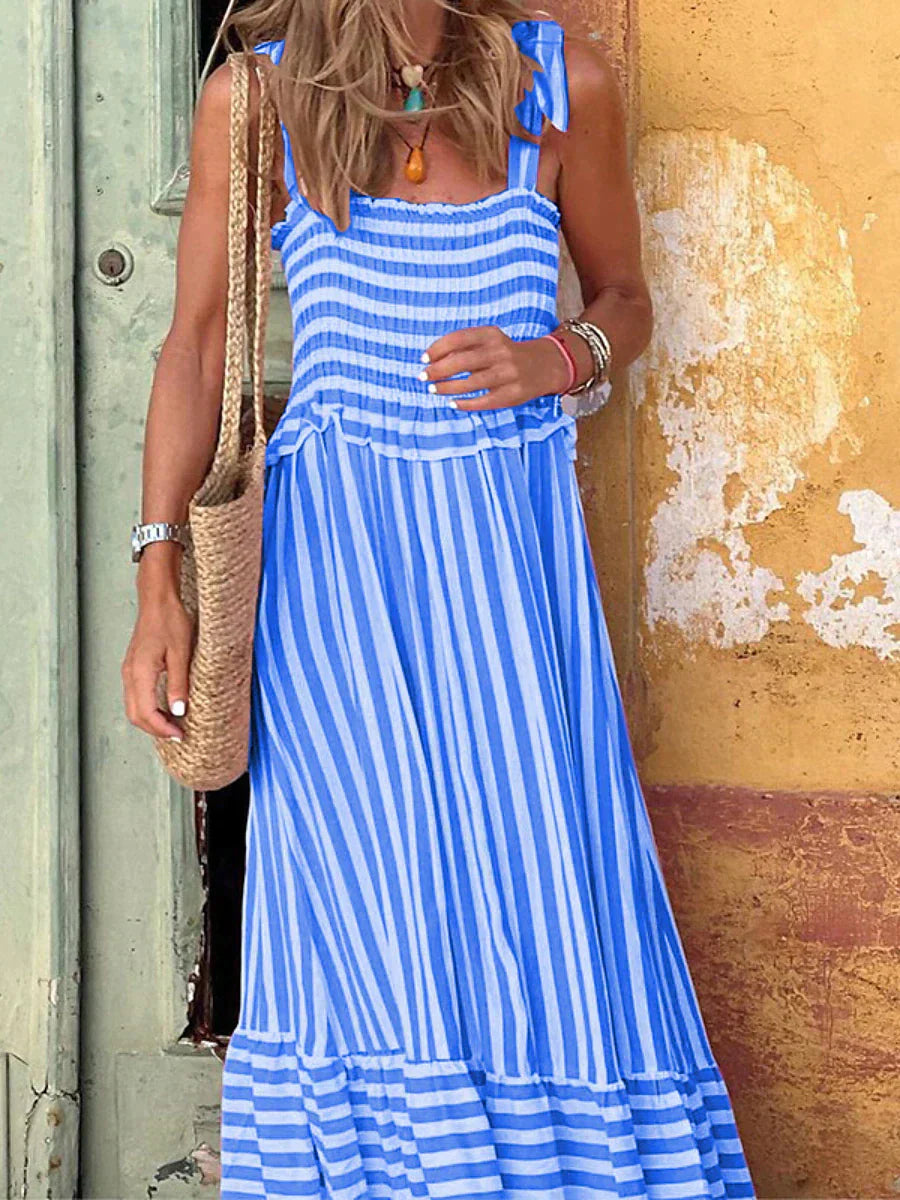 Iris | Elegant summer silhouette with thin straps
