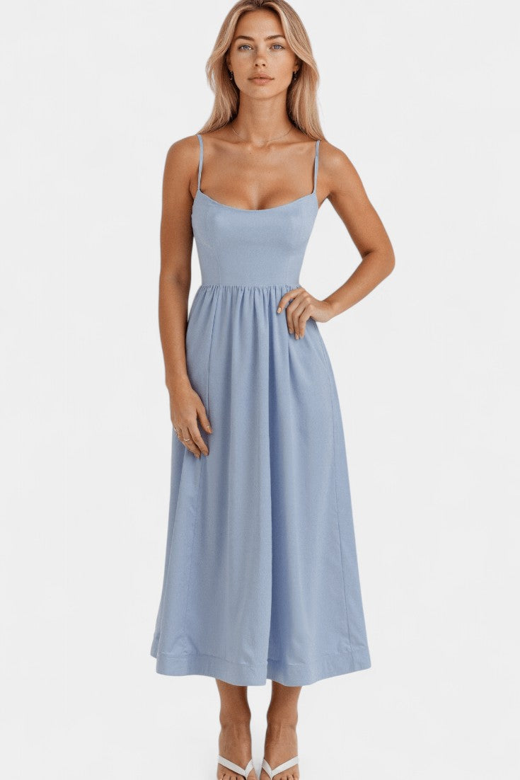 Marvelle Sleeveless Midi Flowy Dress