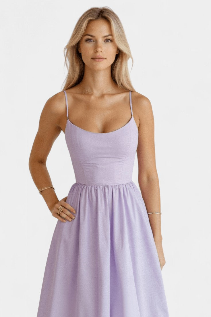 Marvelle Sleeveless Midi Flowy Dress