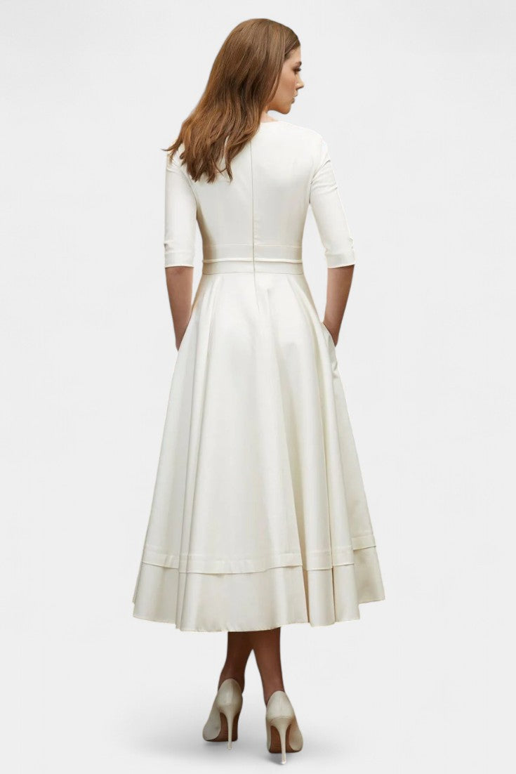 Nylah A-Line Midi Dress