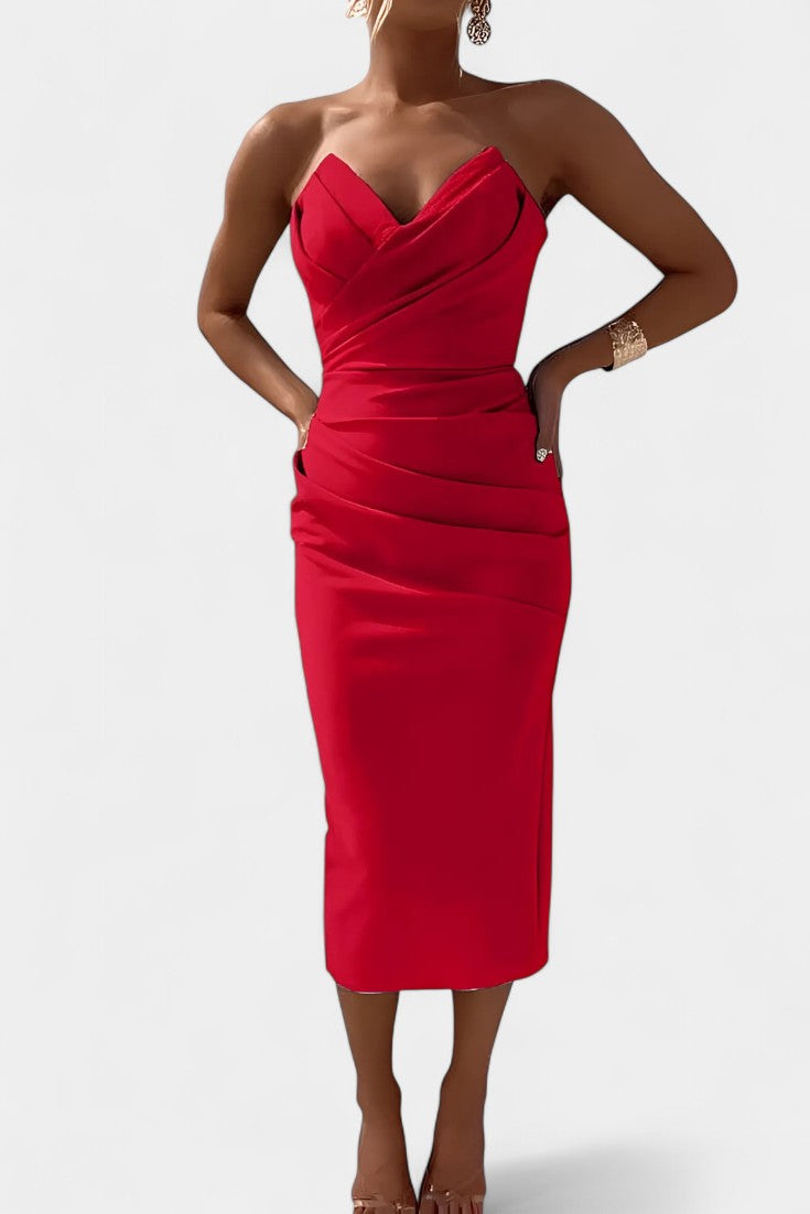 Iveta Strapless and Backless Dress