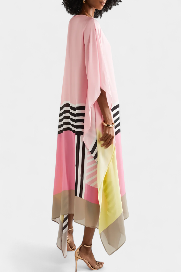 Elenora Loose Fit Geometric Caftan