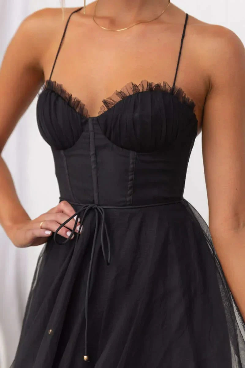 Eileen Midi Dress in Tulle