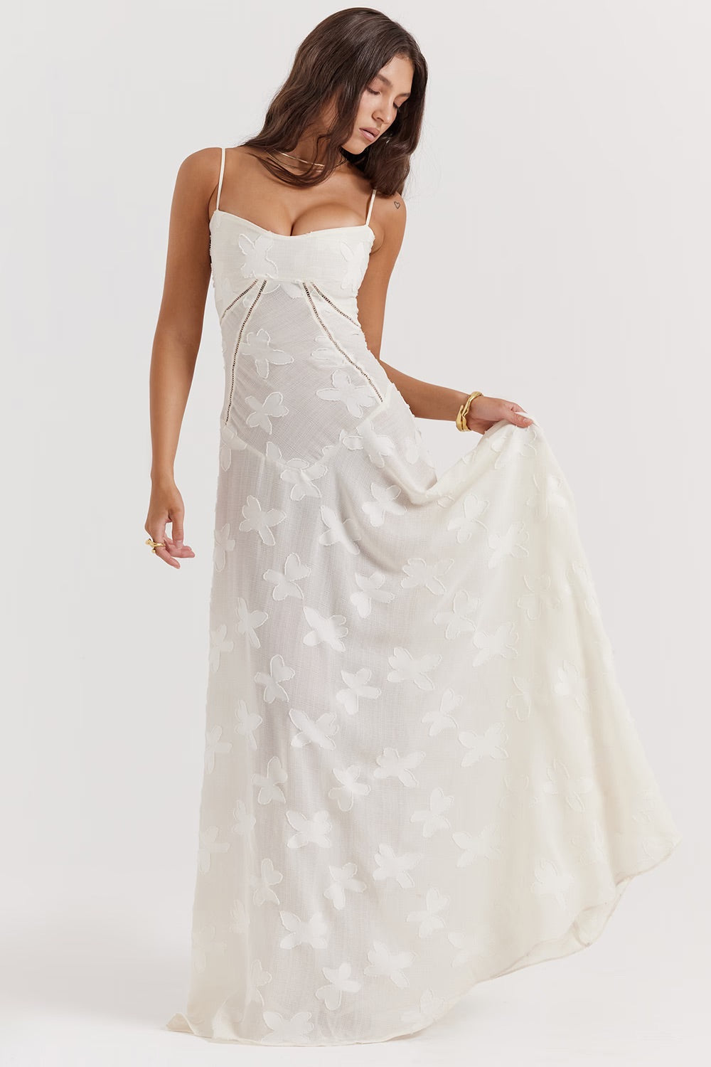 Mabel Vintage Sequin and Lace Dress