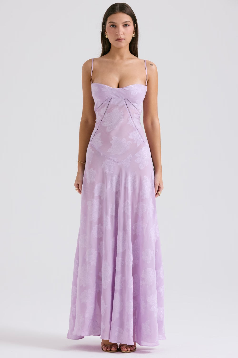 Mabel Vintage Sequin and Lace Dress