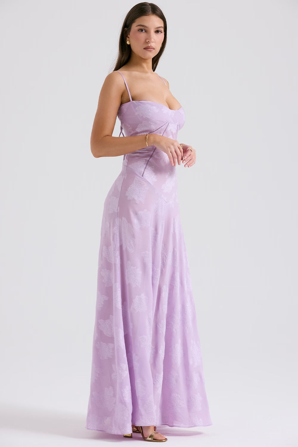 Mabel Vintage Sequin and Lace Dress