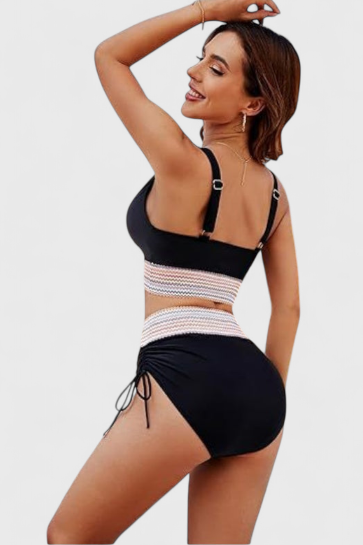 Mireille High Waist Bikini with Control and Style