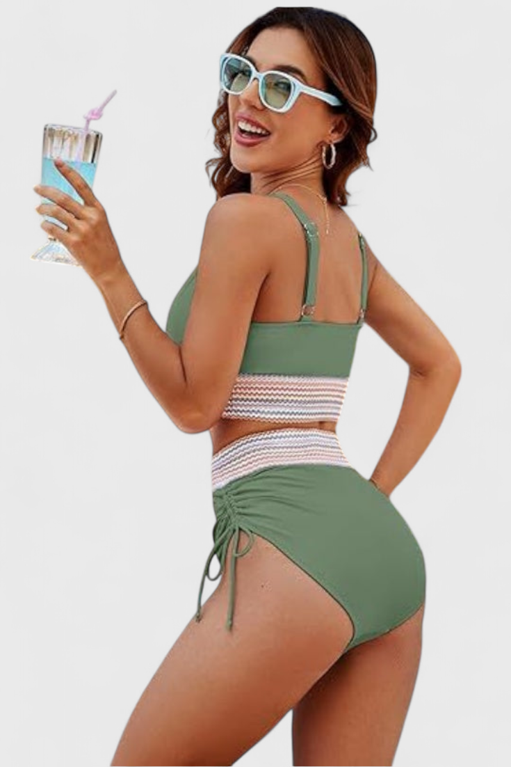 Mireille High Waist Bikini with Control and Style