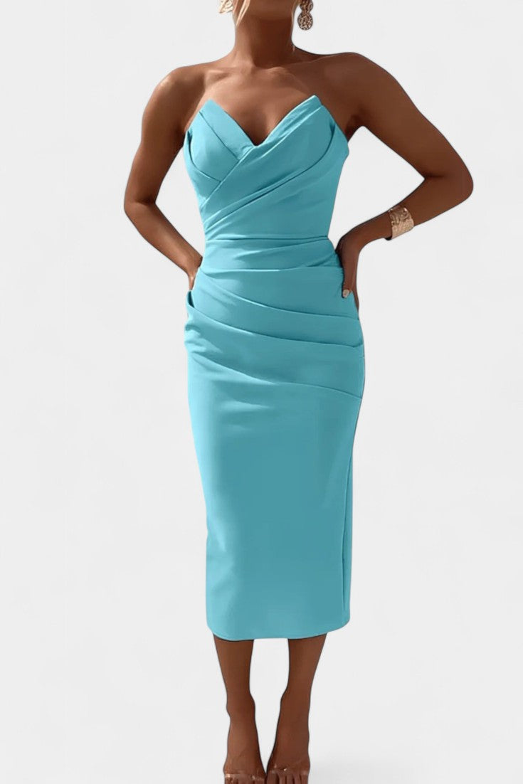 Iveta Strapless and Backless Dress