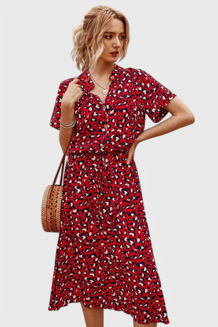 Aura Flowing Midi Dress