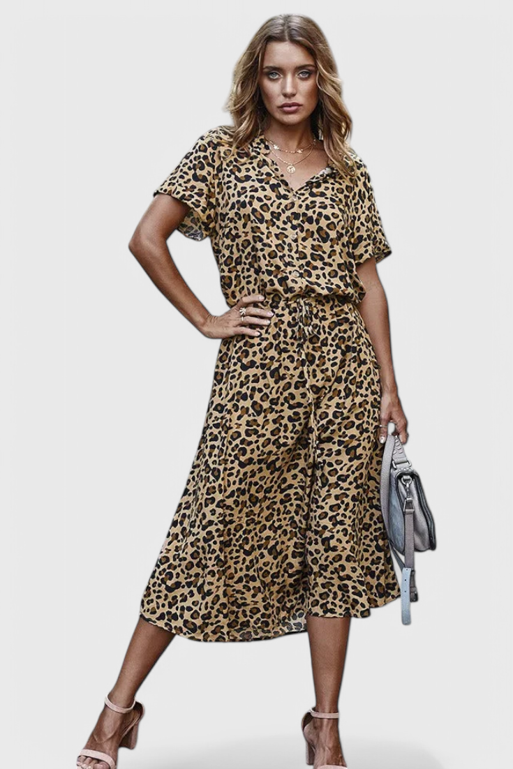 Aura Flowing Midi Dress