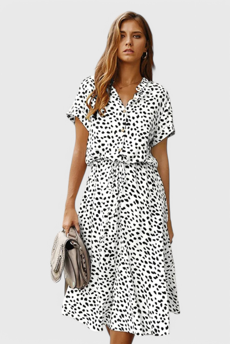 Aura Flowing Midi Dress