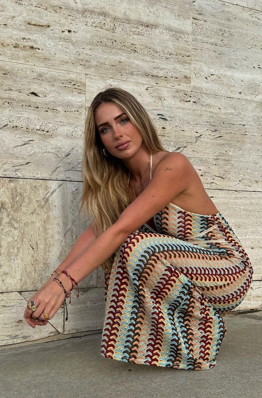 Cancun - Long crochet dress