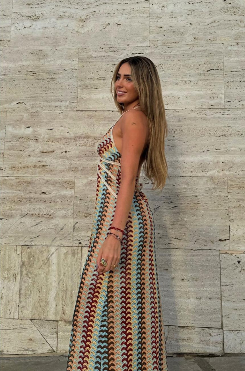 Cancun - Long crochet dress