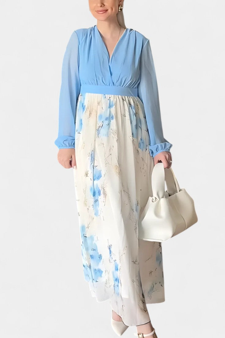 Eliane Maxi Dress with Stunning Flowers