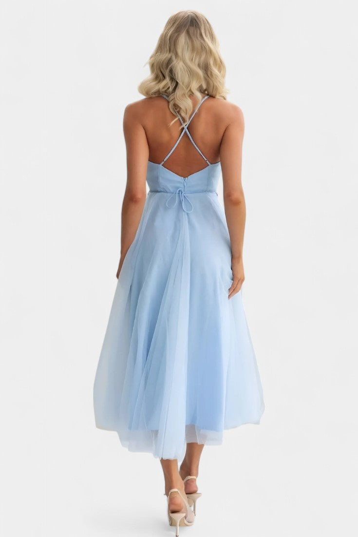 Eileen Midi Dress in Tulle