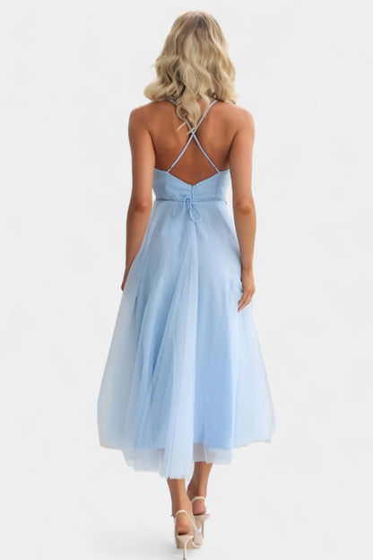 Eileen Midi Dress in Tulle