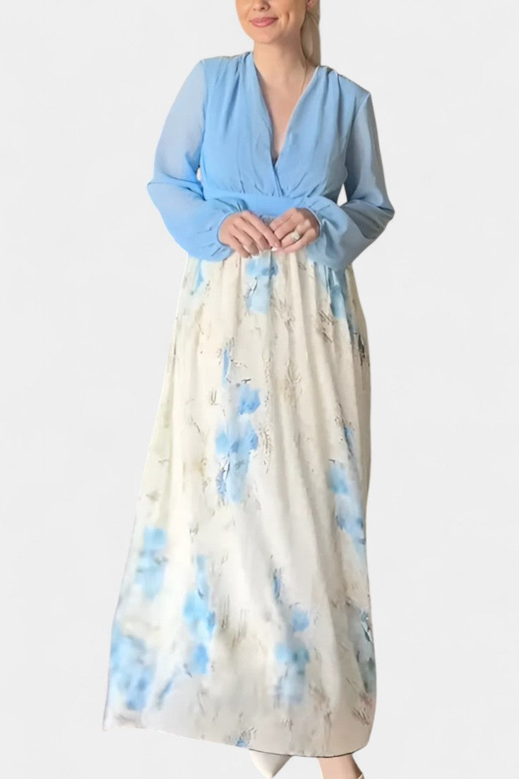 Eliane Maxi Dress with Stunning Flowers