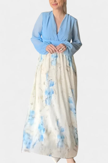 Eliane Maxi Dress with Stunning Flowers