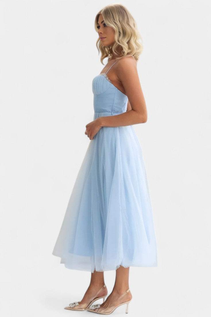 Eileen Midi Dress in Tulle