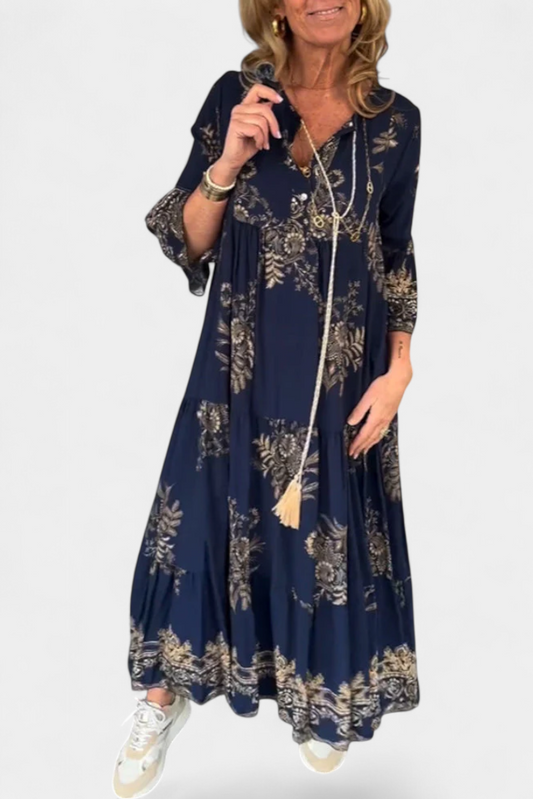 Yaiza Vintage Flowing Dress
