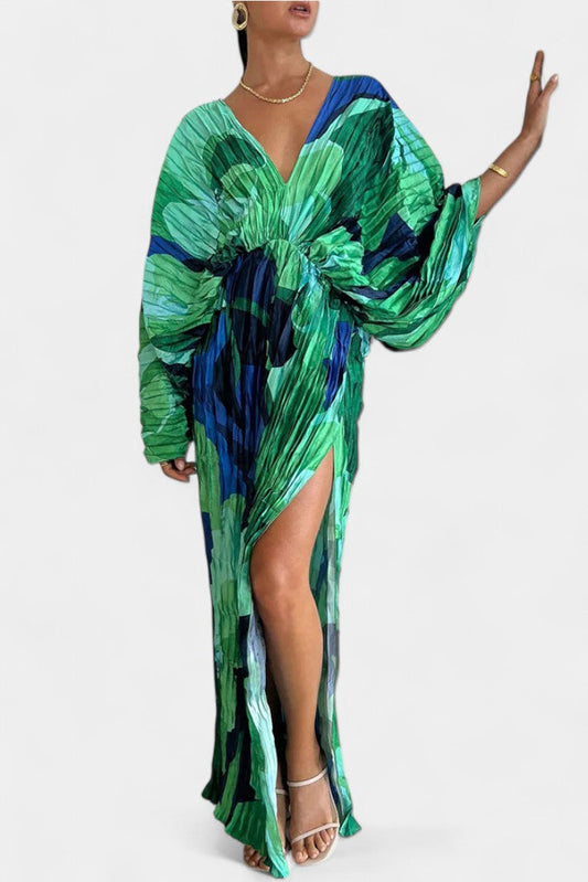 Rebecca Pleated Maxi Dress