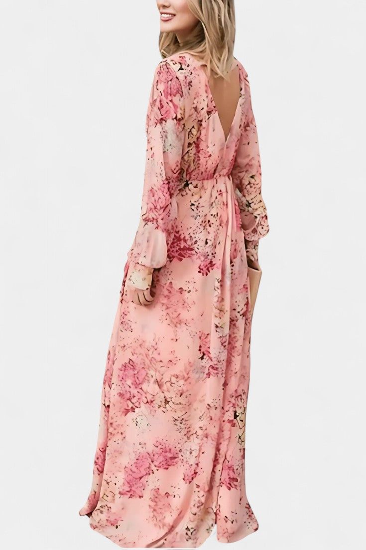Amaliya Boho Floral Maxi Dress