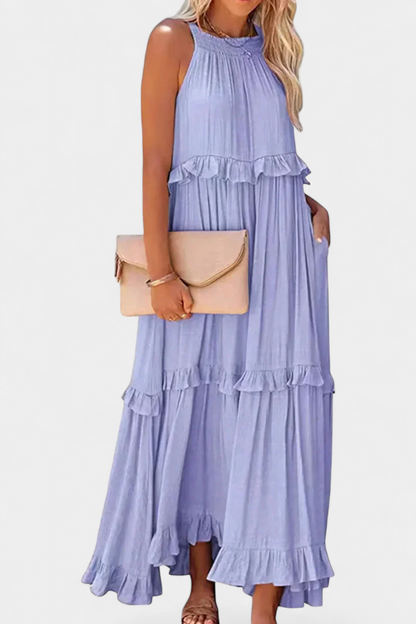 Monica Dress: Classic Comfort and Natural Freshness