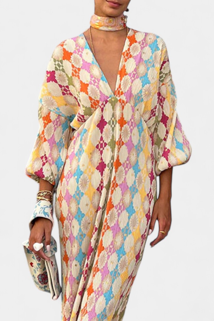 Shanice Striped Loose Maxi Dress