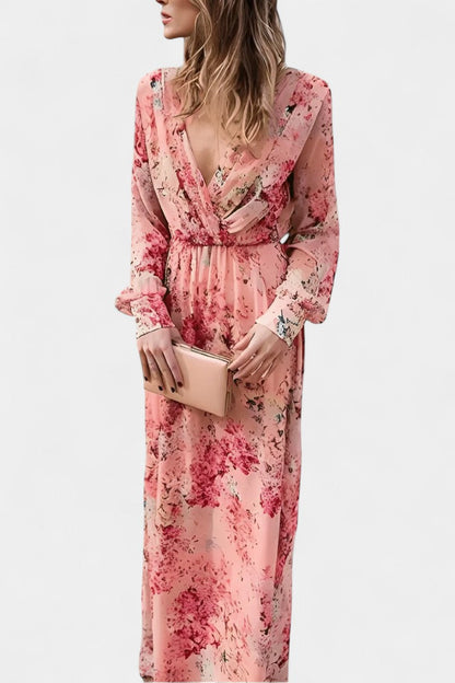 Amaliya Boho Floral Maxi Dress