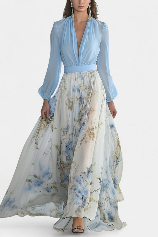 Eliane Maxi Dress with Stunning Flowers