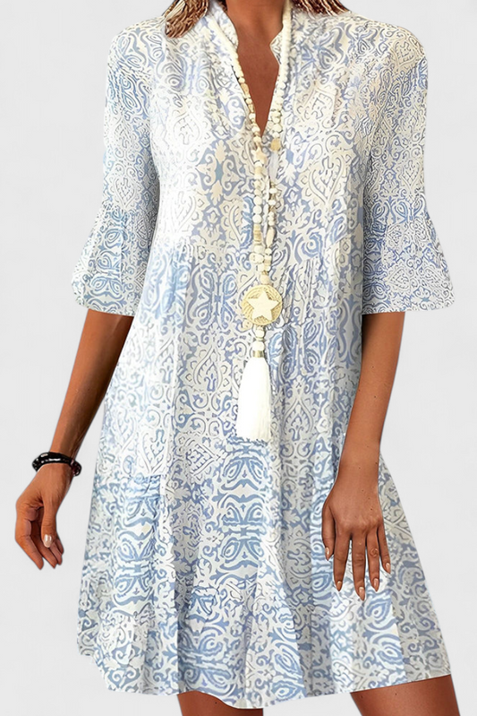 Elegant Zarahilde Dress with Refined Print