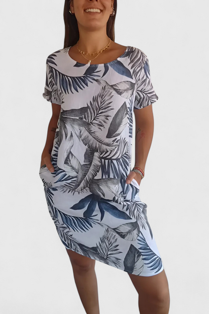 Tereza Casual Round Neck Dress