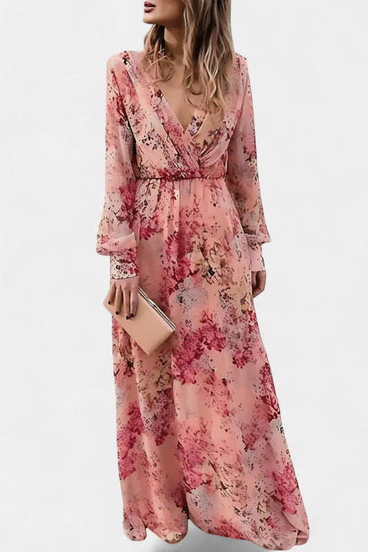 Amaliya Boho Floral Maxi Dress
