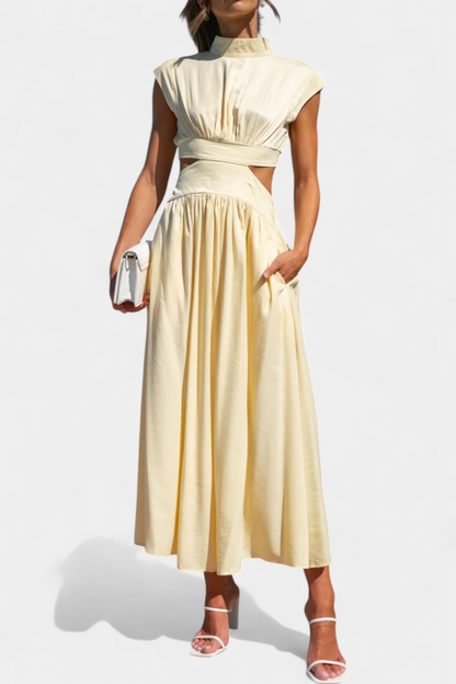 Jocelyn Side Slit Dress Set