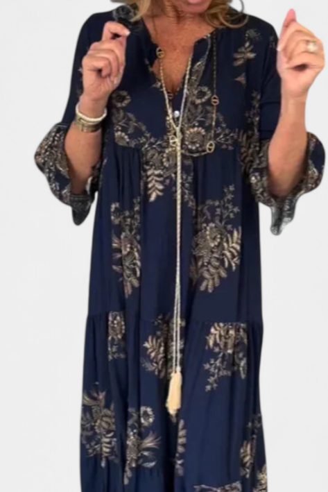 Yaiza Vintage Flowing Dress