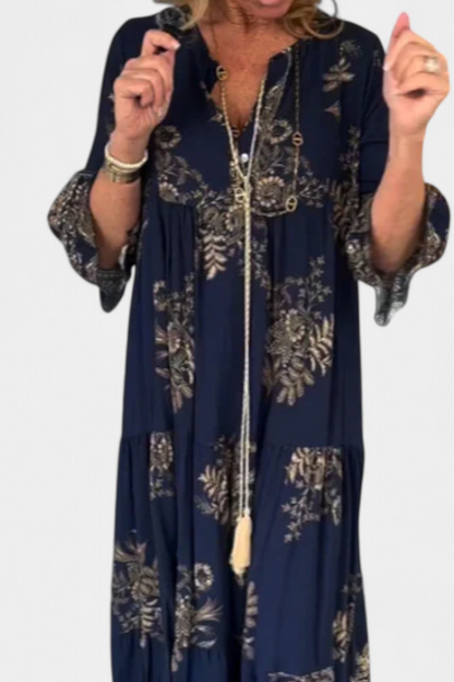 Yaiza Vintage Flowing Dress