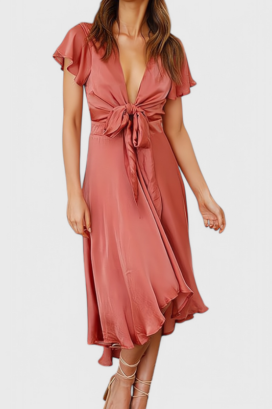 Franzi Chic V-Neck Dress