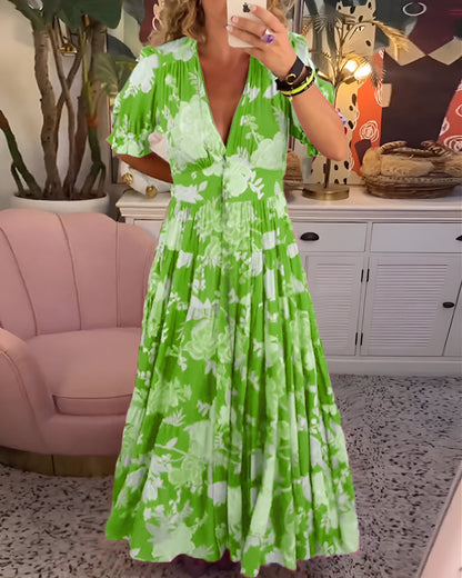 Caterina™ | Floral Long Dress