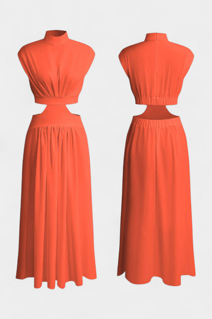 Jocelyn Side Slit Dress Set