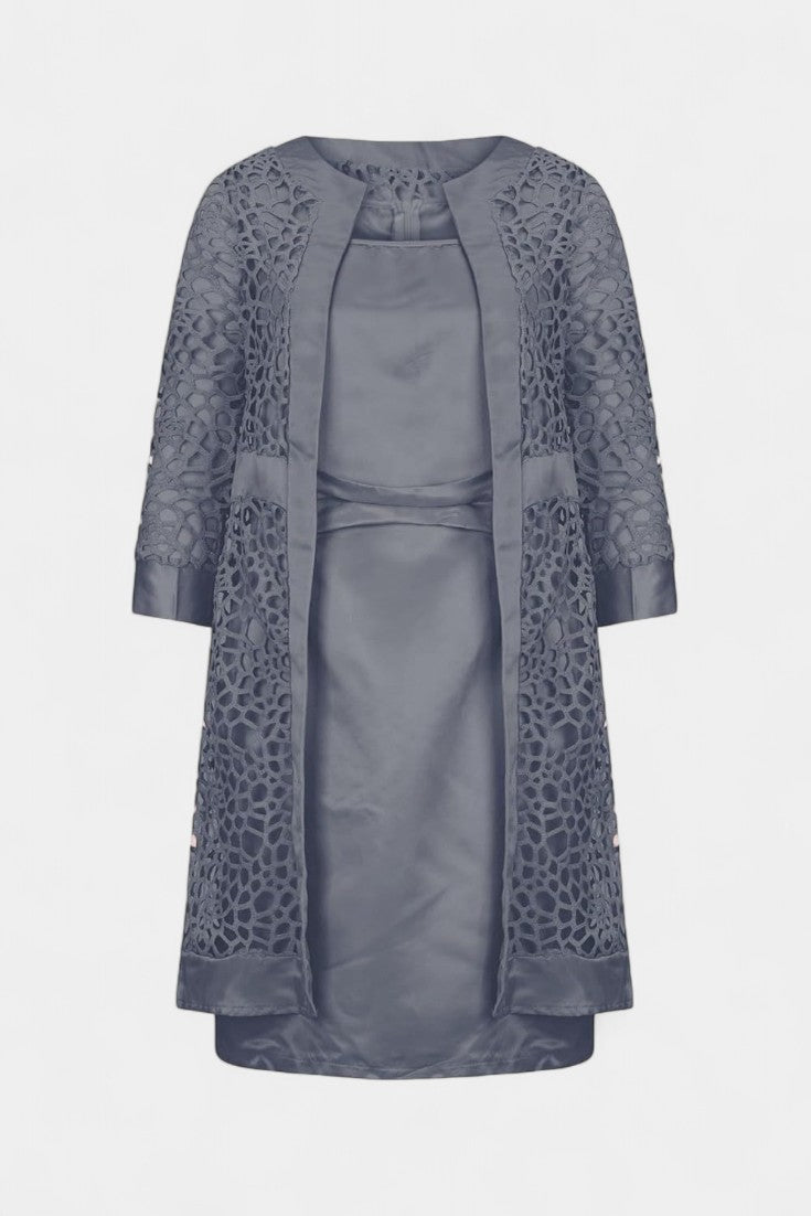 Freya Two-Piece Dress Set with Lace Details