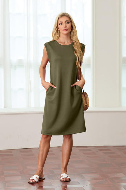 Fiona - Anti-wrinkle midi dress